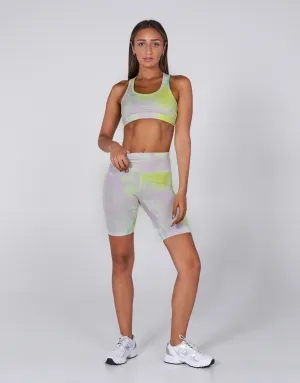 Tie Dye Bike Shorts - Splash
