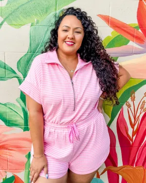 Tilly Bloom Romper - Pink