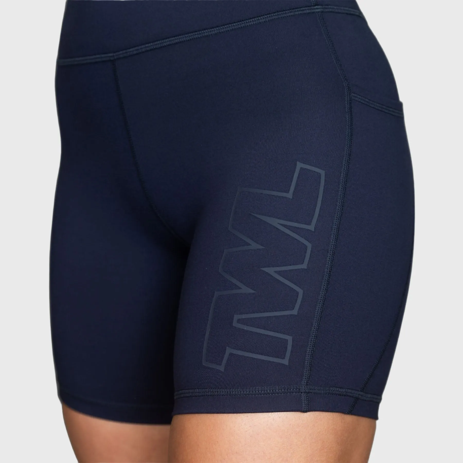 TWL - WOMEN'S ENERGY SHORTS MID LENGTH - ATHLETE - MIDNIGHT NAVY