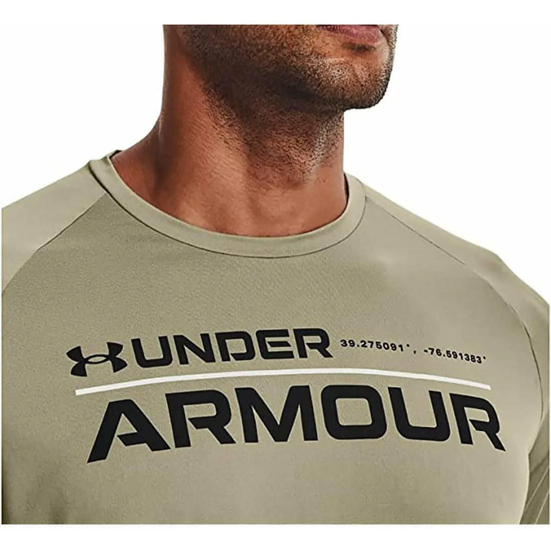 Under Armour Tech 2.0 Wordmark Short Sleeve Mens Training Top - Grey