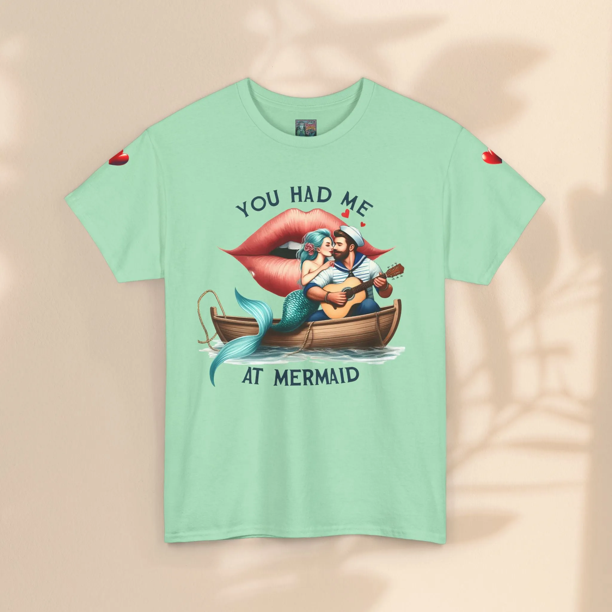 Unisex Heavy Cotton Tee - You Had Me At Mermaid