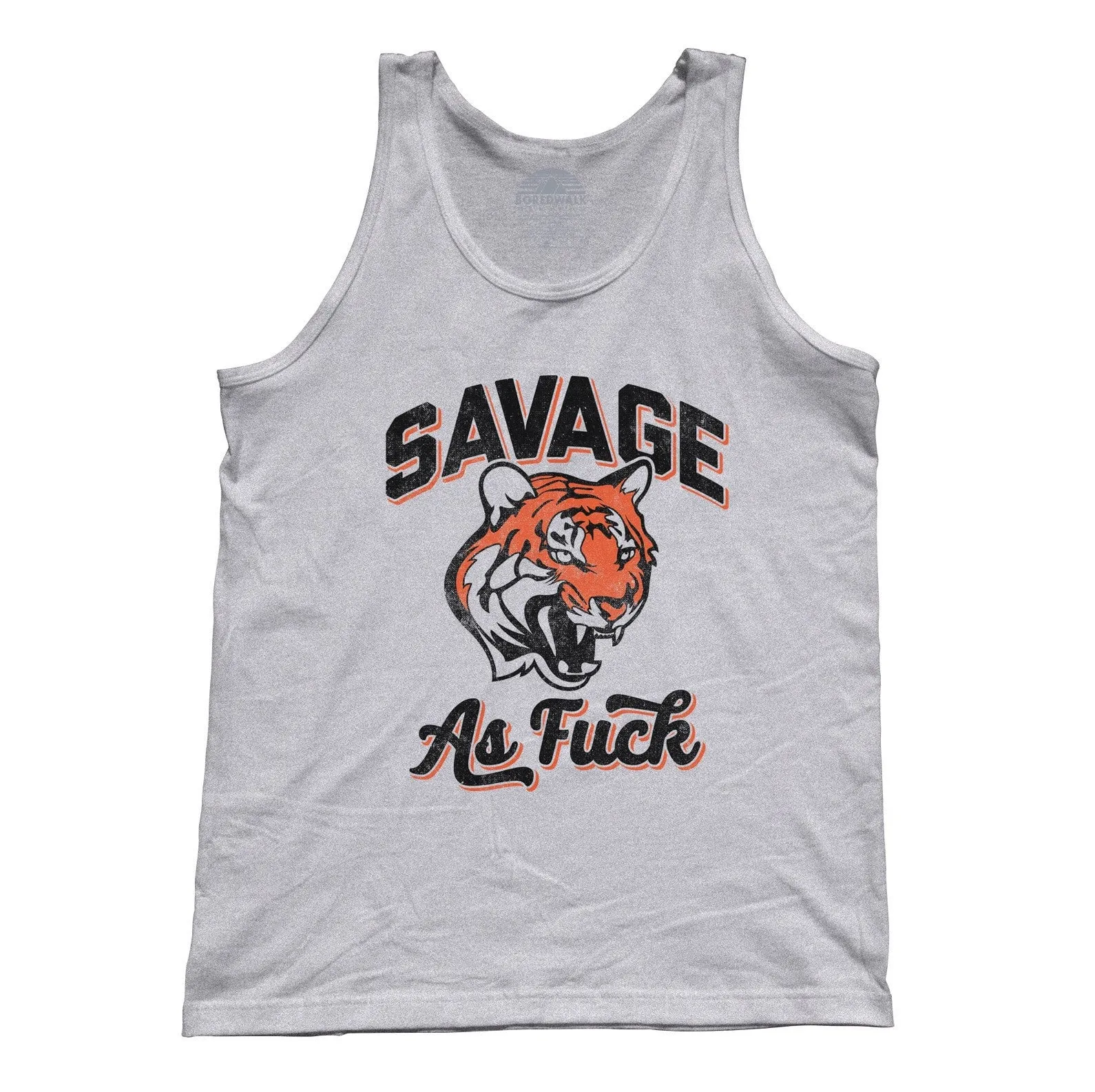 Unisex Savage as Fuck Tiger Tank Top
