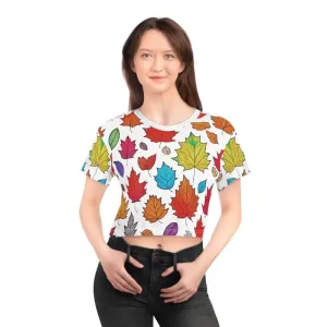 Upgrade your Look with Fall Foliage Aop Crop Tee