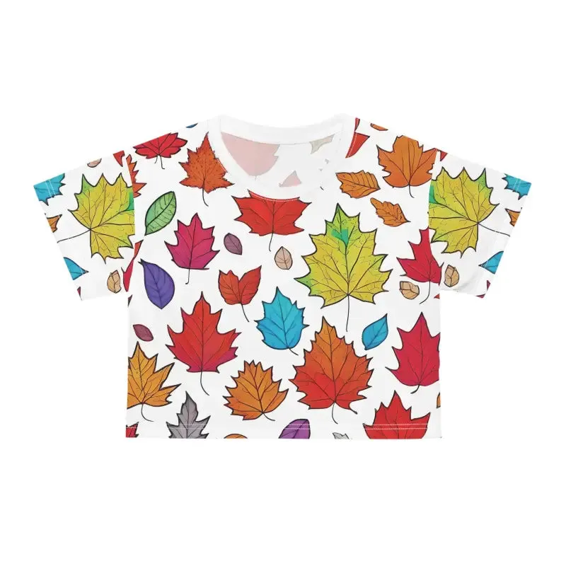 Upgrade your Look with Fall Foliage Aop Crop Tee