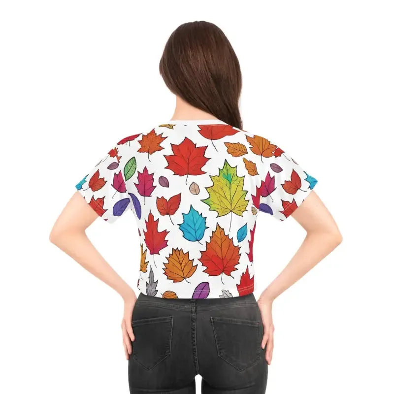 Upgrade your Look with Fall Foliage Aop Crop Tee