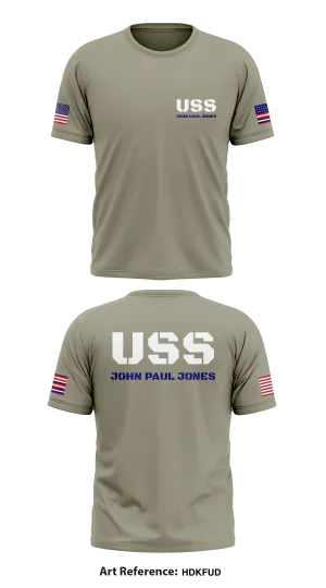 USS JOHN PAUL JONES  Store 1 Core Men's SS Performance Tee - HdkFUD