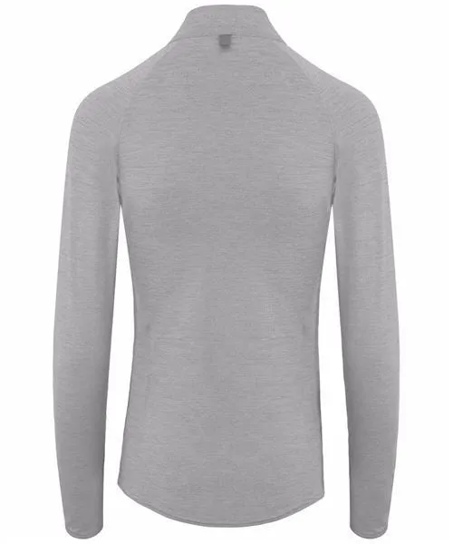Validate Cool Flex Half Zip Top Dove Grey