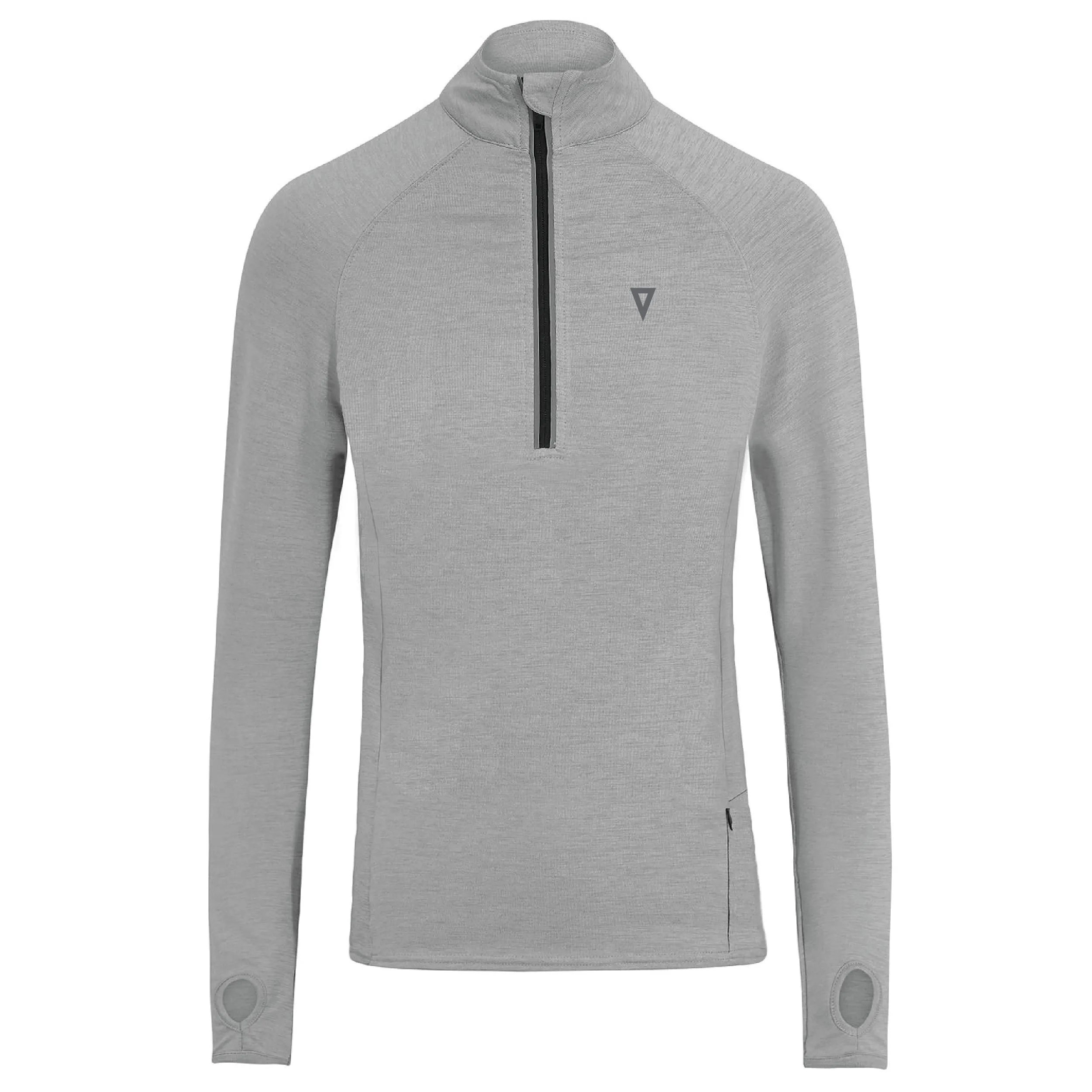 Validate Cool Flex Half Zip Top Dove Grey