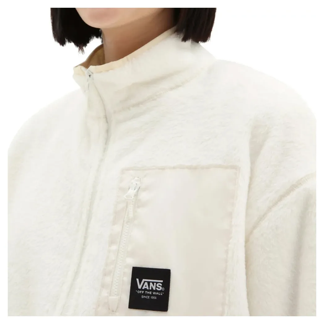 Vans Outdoor Club Waverly Mock Zip Sweatshirt - White