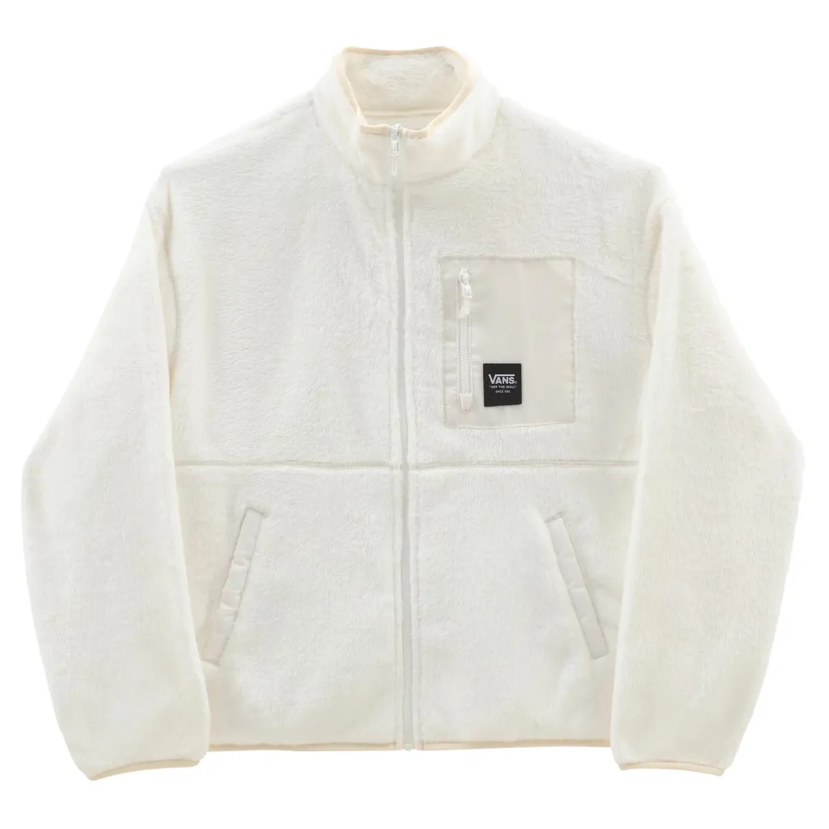 Vans Outdoor Club Waverly Mock Zip Sweatshirt - White