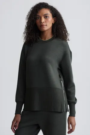 Varley Olive Iowry Sweat Top