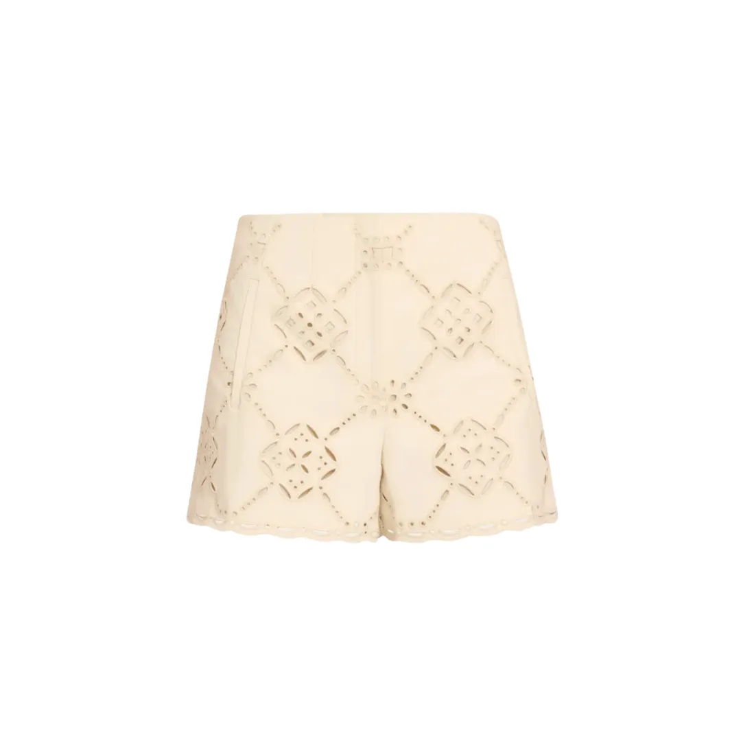 VERONICA BEARD JAZMIN EYELET SHORT