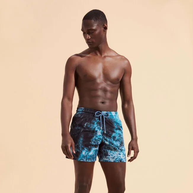 VILEBREQUIN Men Stretch Swim Shorts Ocean