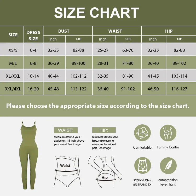 Vixen Snatched Tummy Control Seamless Shaper Jumpsuit (Pre-Order)