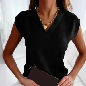 VÉNA | Sleeveless V-Neck Blouse