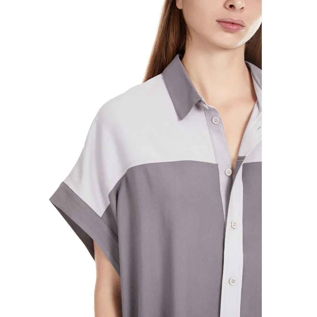 WALKER TOP CHARCOAL GRAY & SILVER MINK