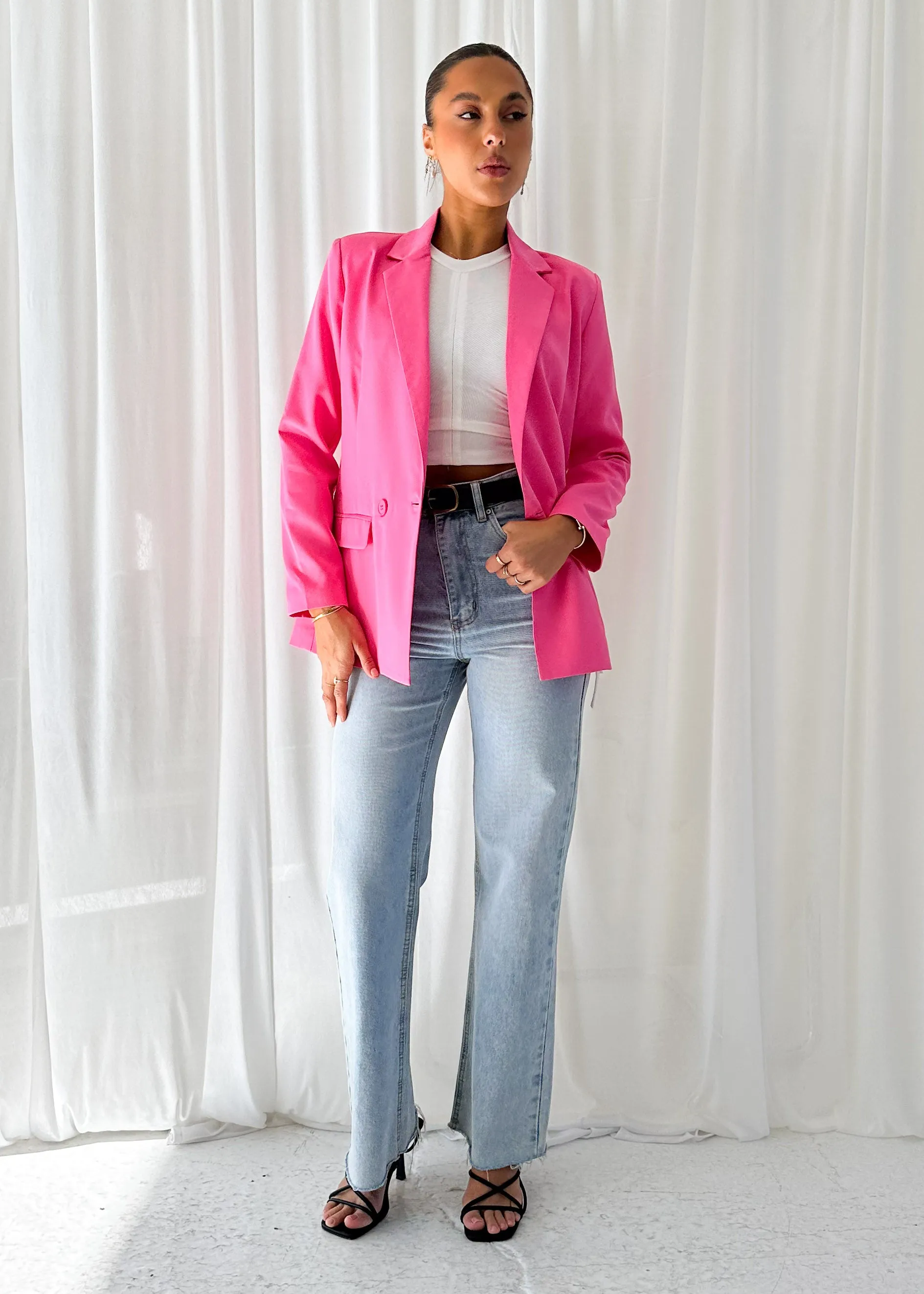 Webster Blazer - Hot Pink