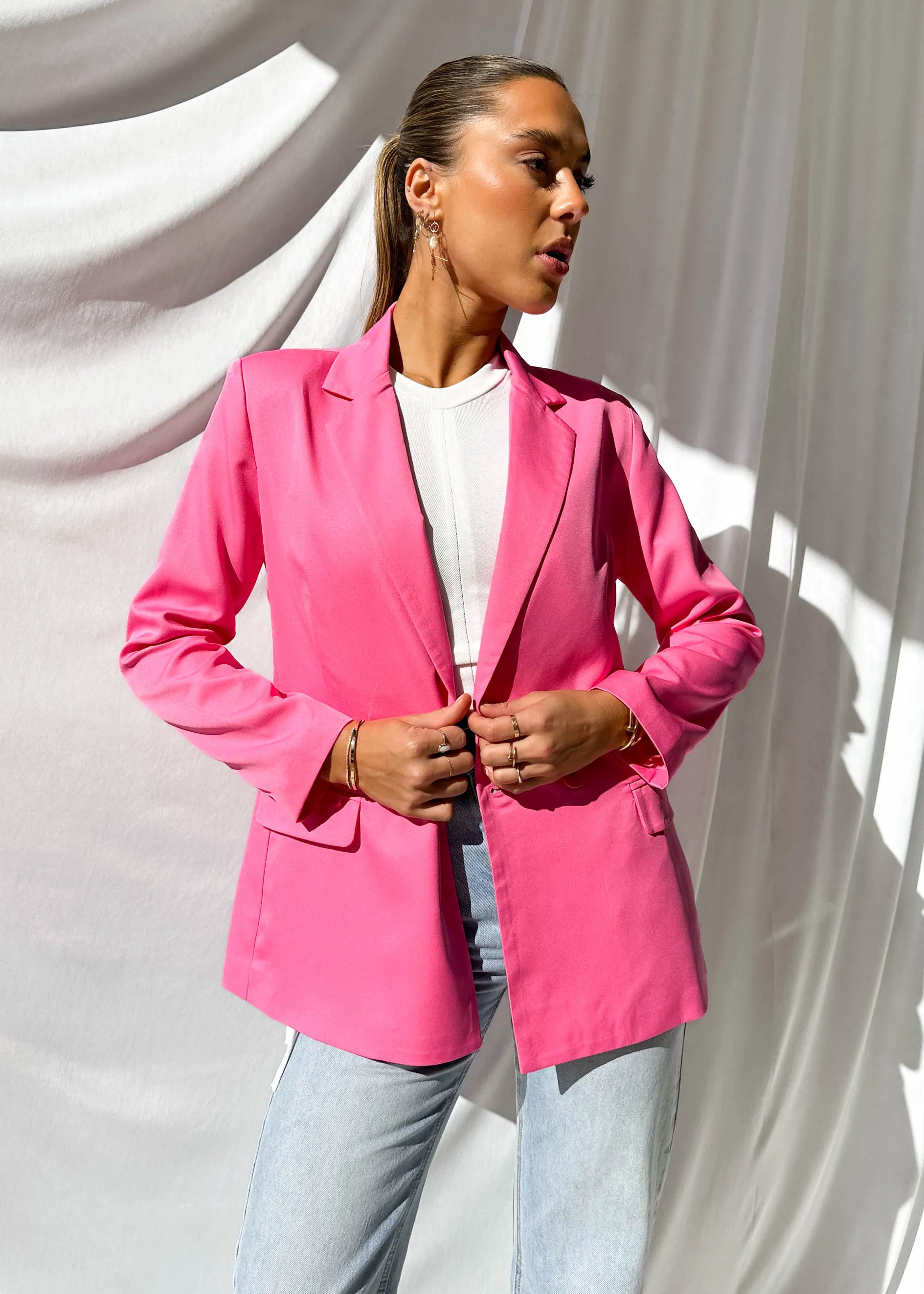 Webster Blazer - Hot Pink