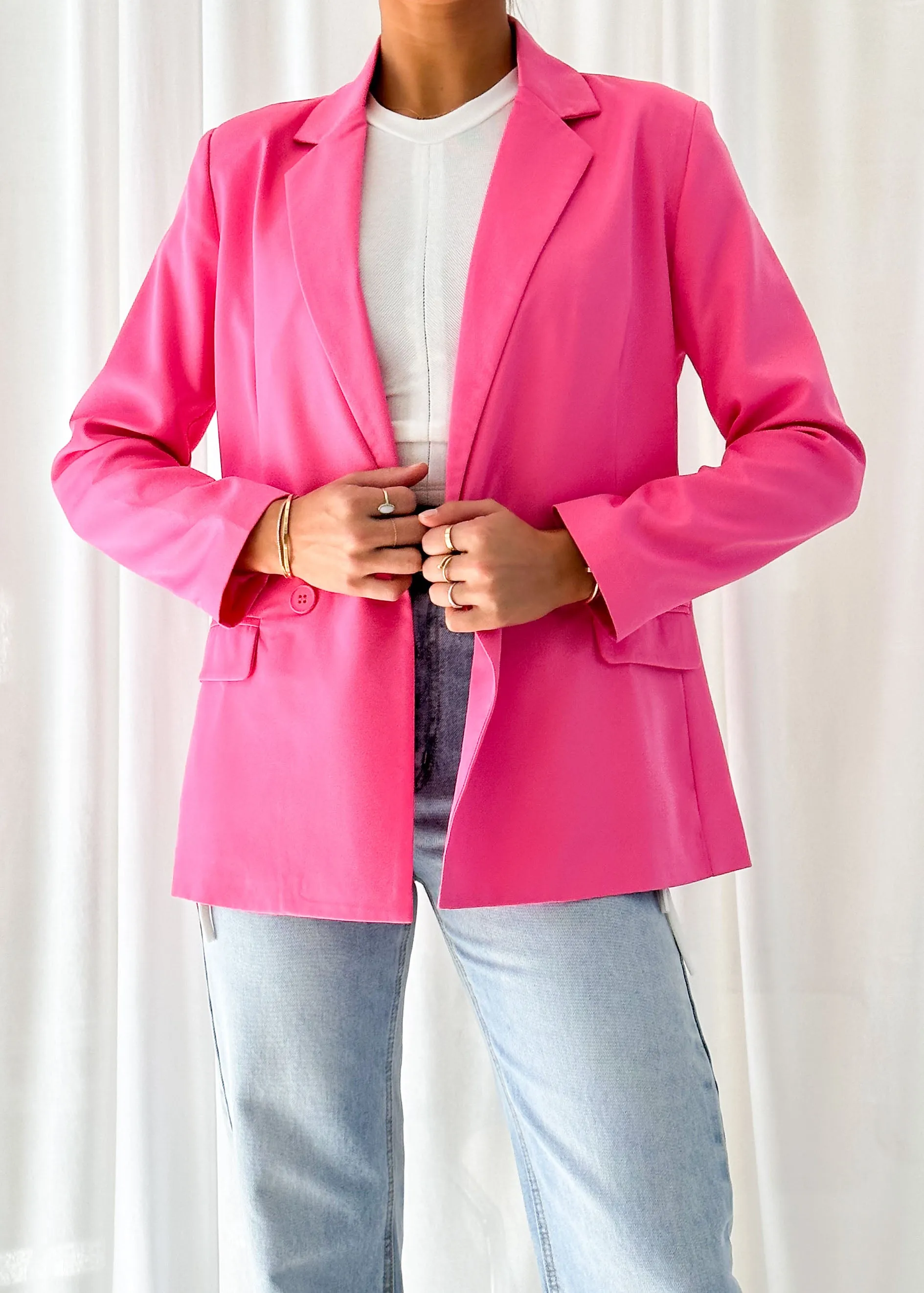 Webster Blazer - Hot Pink