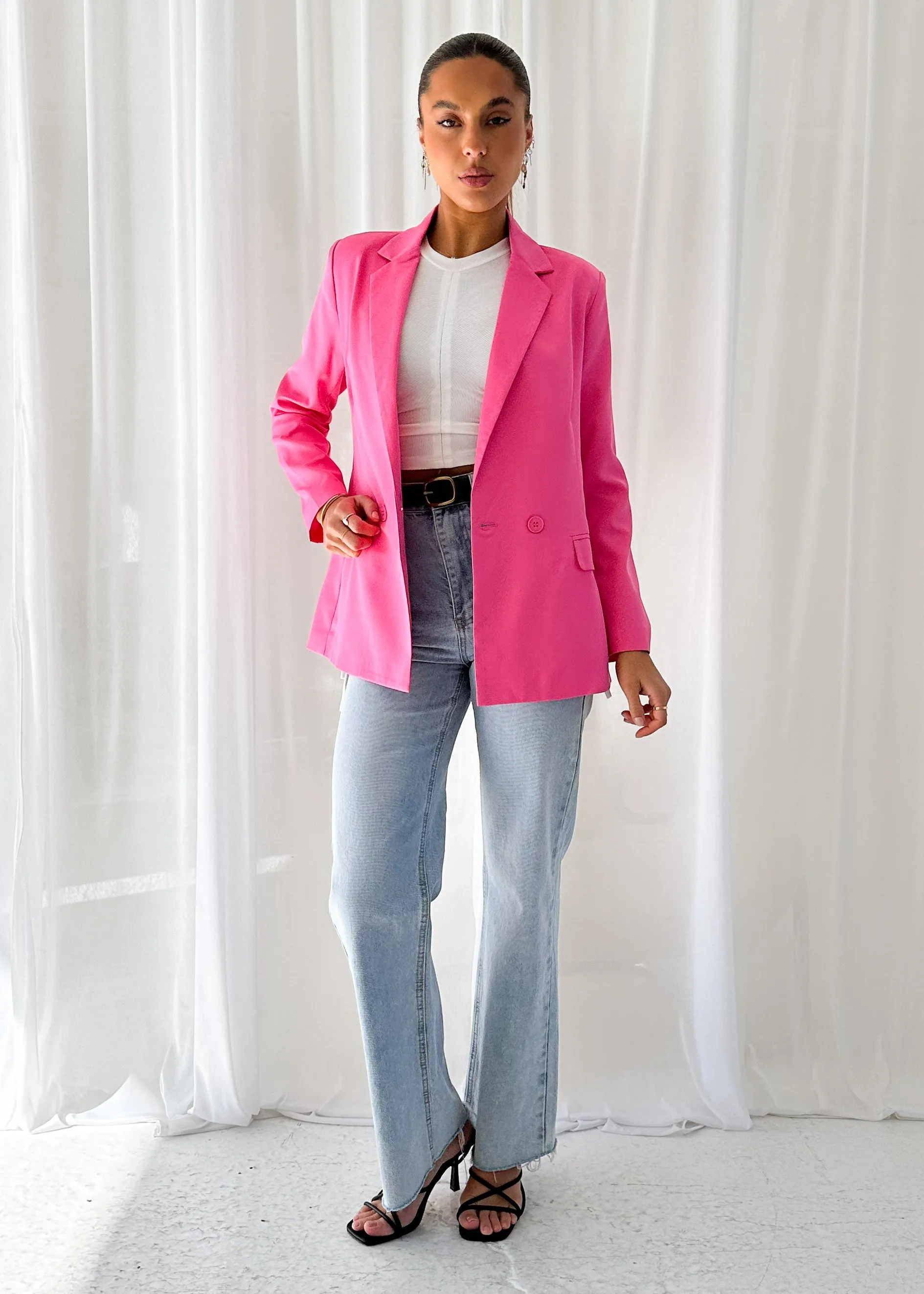 Webster Blazer - Hot Pink