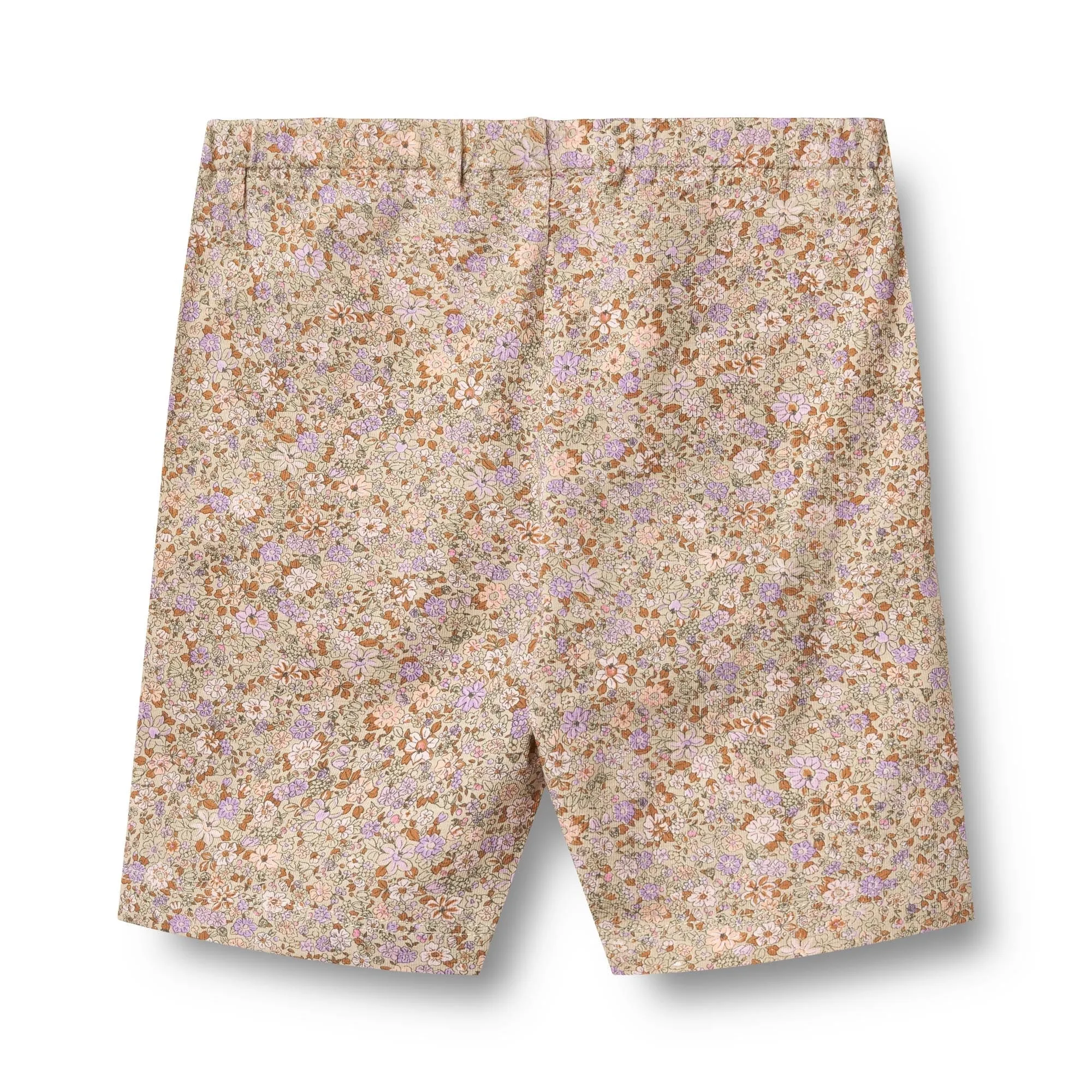 [Wheat] Bike Shorts Anne - Lilac Flower Meadow