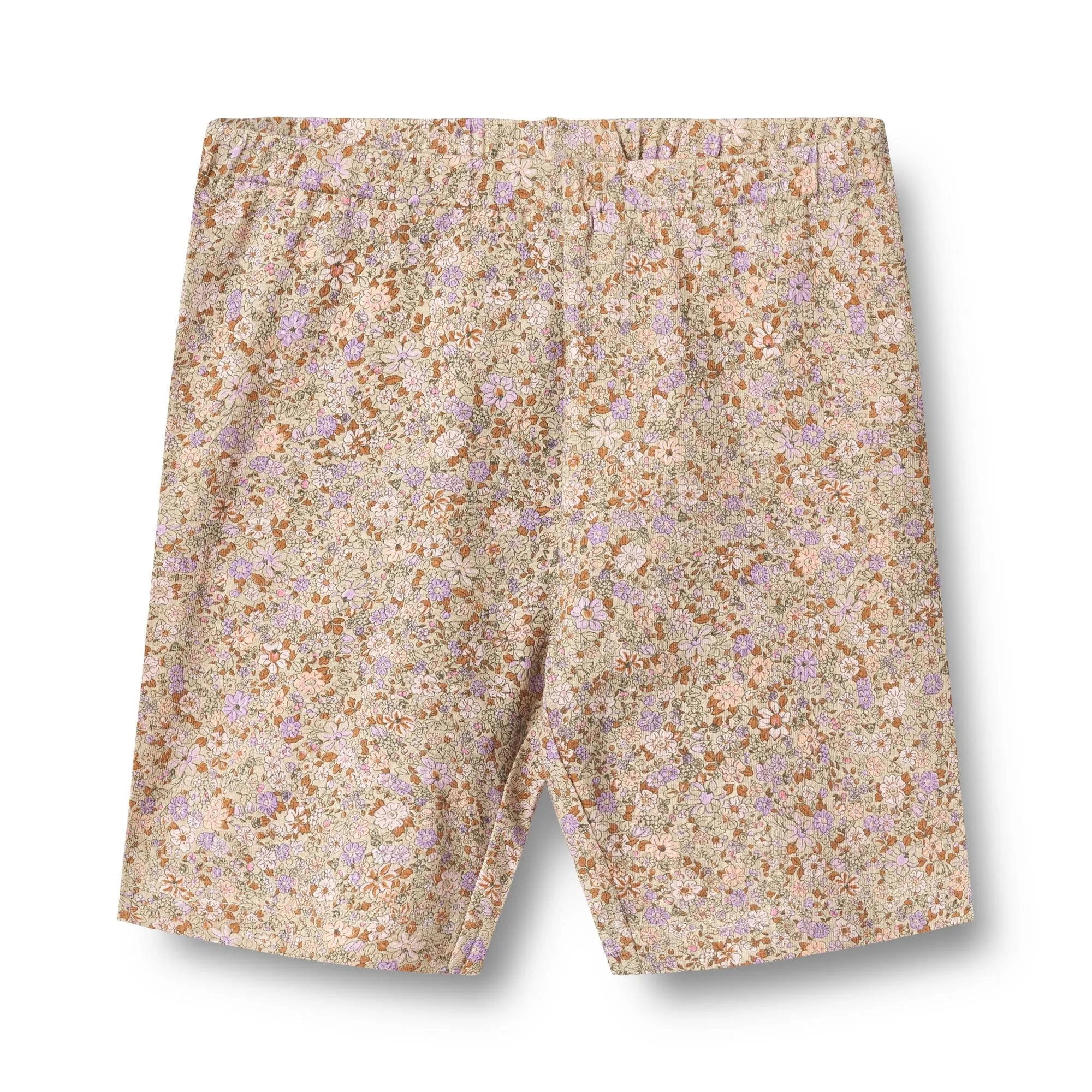 [Wheat] Bike Shorts Anne - Lilac Flower Meadow