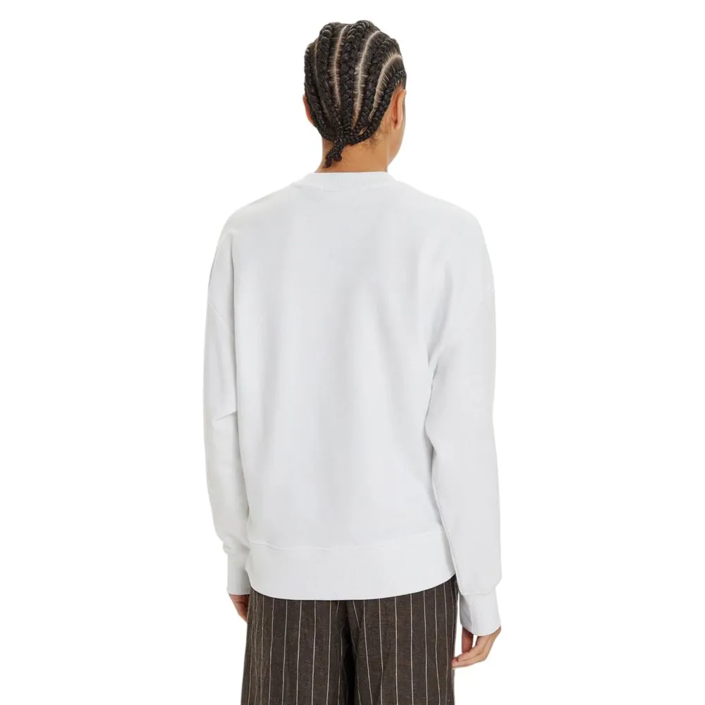 White Recycled Cotton Sweater