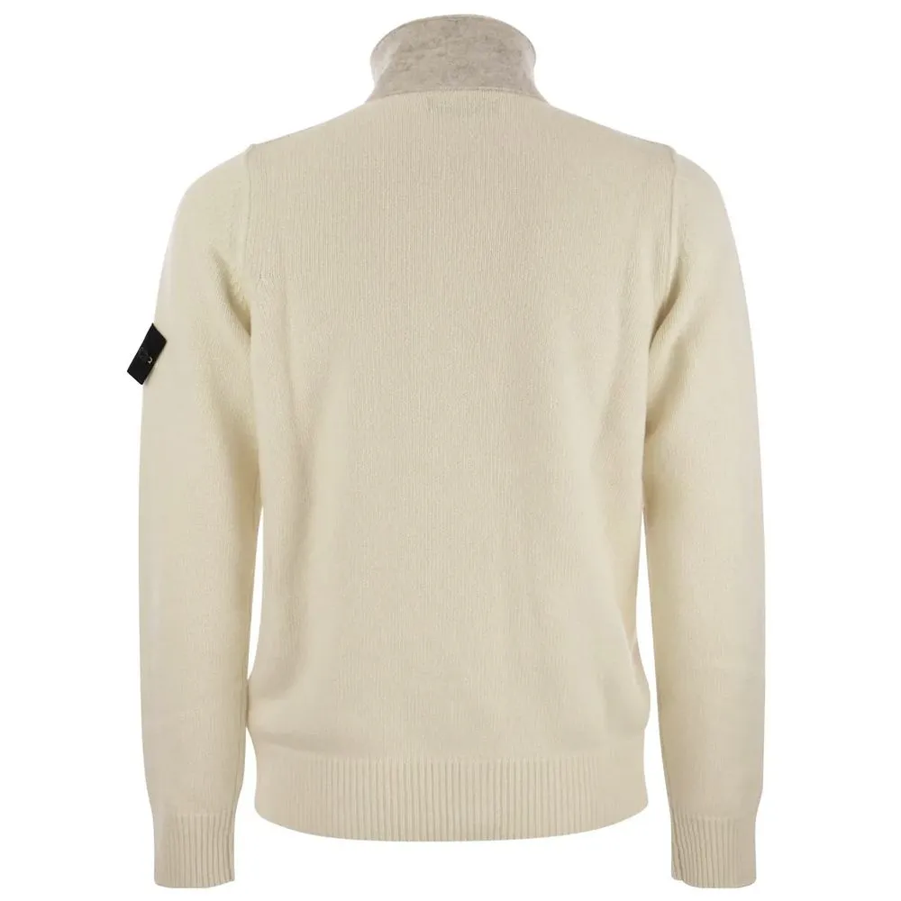 White Wool Sweater
