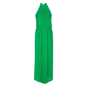 Wild Orchid Pleat Jumpsuit - Emerald