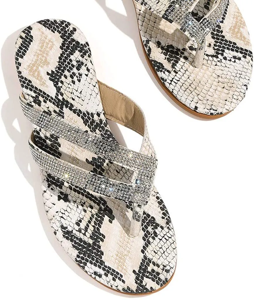 Winsummer Women's Sandals,2021 Comfy Platform Casual Sandal Shoes Summer Beach Travel Shoes Slipper Flip Flops