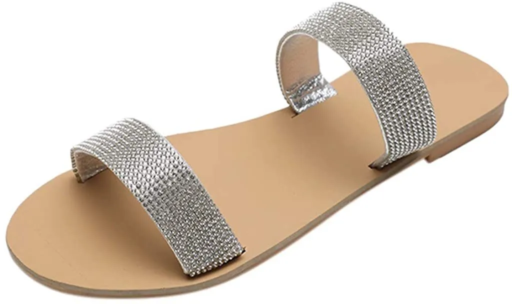 Winsummer Women's Sandals,2021 Comfy Platform Casual Sandal Shoes Summer Beach Travel Shoes Slipper Flip Flops