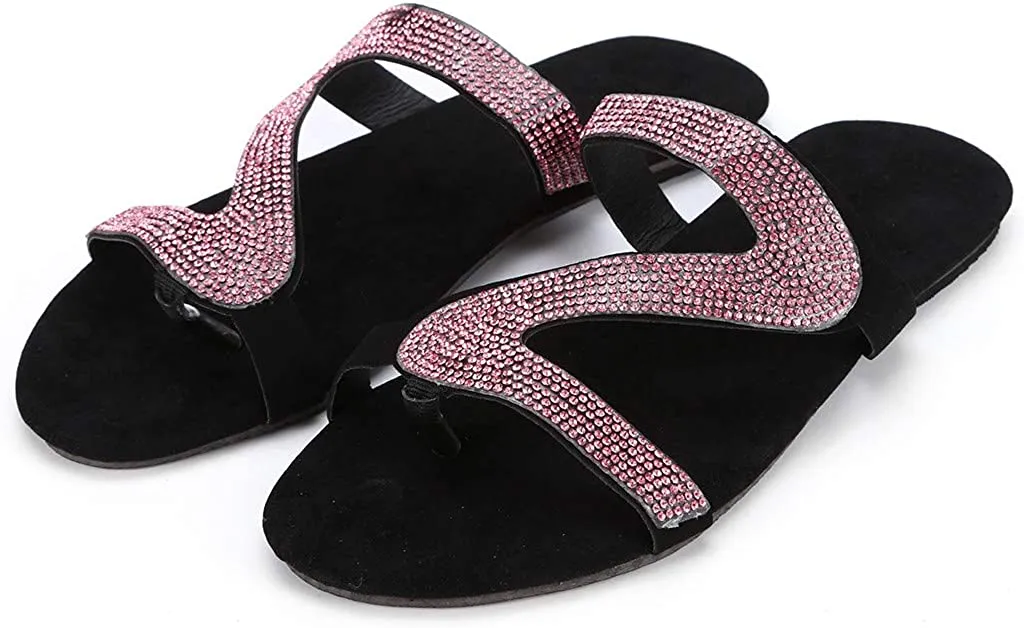 Winsummer Women's Sandals,2021 Comfy Platform Casual Sandal Shoes Summer Beach Travel Shoes Slipper Flip Flops