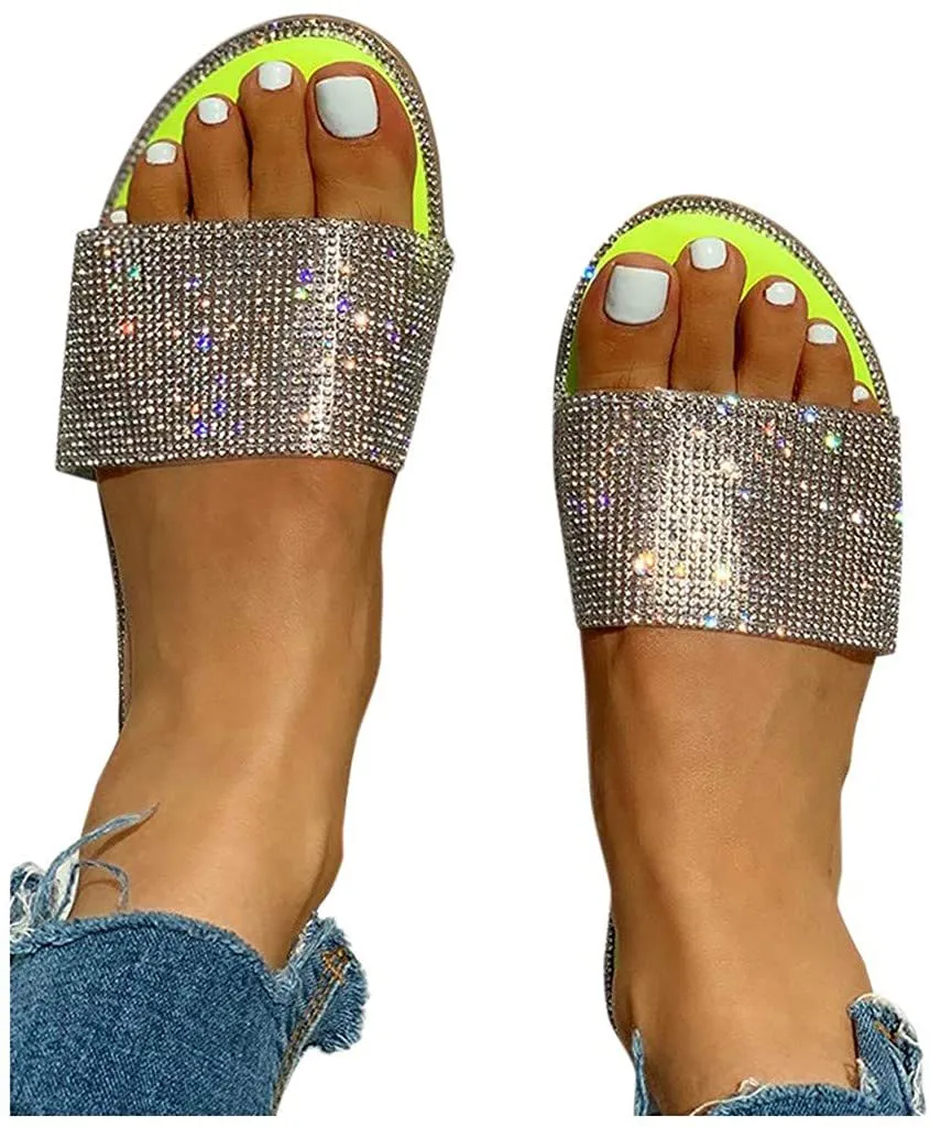 Winsummer Women's Sandals,2021 Comfy Platform Casual Sandal Shoes Summer Beach Travel Shoes Slipper Flip Flops