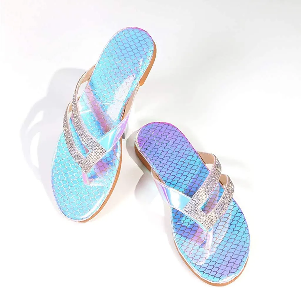 Winsummer Women's Sandals,2021 Comfy Platform Casual Sandal Shoes Summer Beach Travel Shoes Slipper Flip Flops