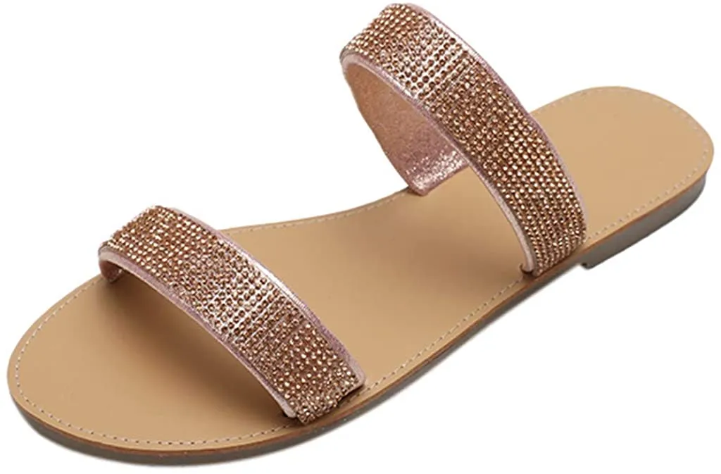 Winsummer Women's Sandals,2021 Comfy Platform Casual Sandal Shoes Summer Beach Travel Shoes Slipper Flip Flops