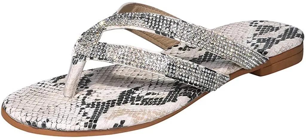Winsummer Women's Sandals,2021 Comfy Platform Casual Sandal Shoes Summer Beach Travel Shoes Slipper Flip Flops