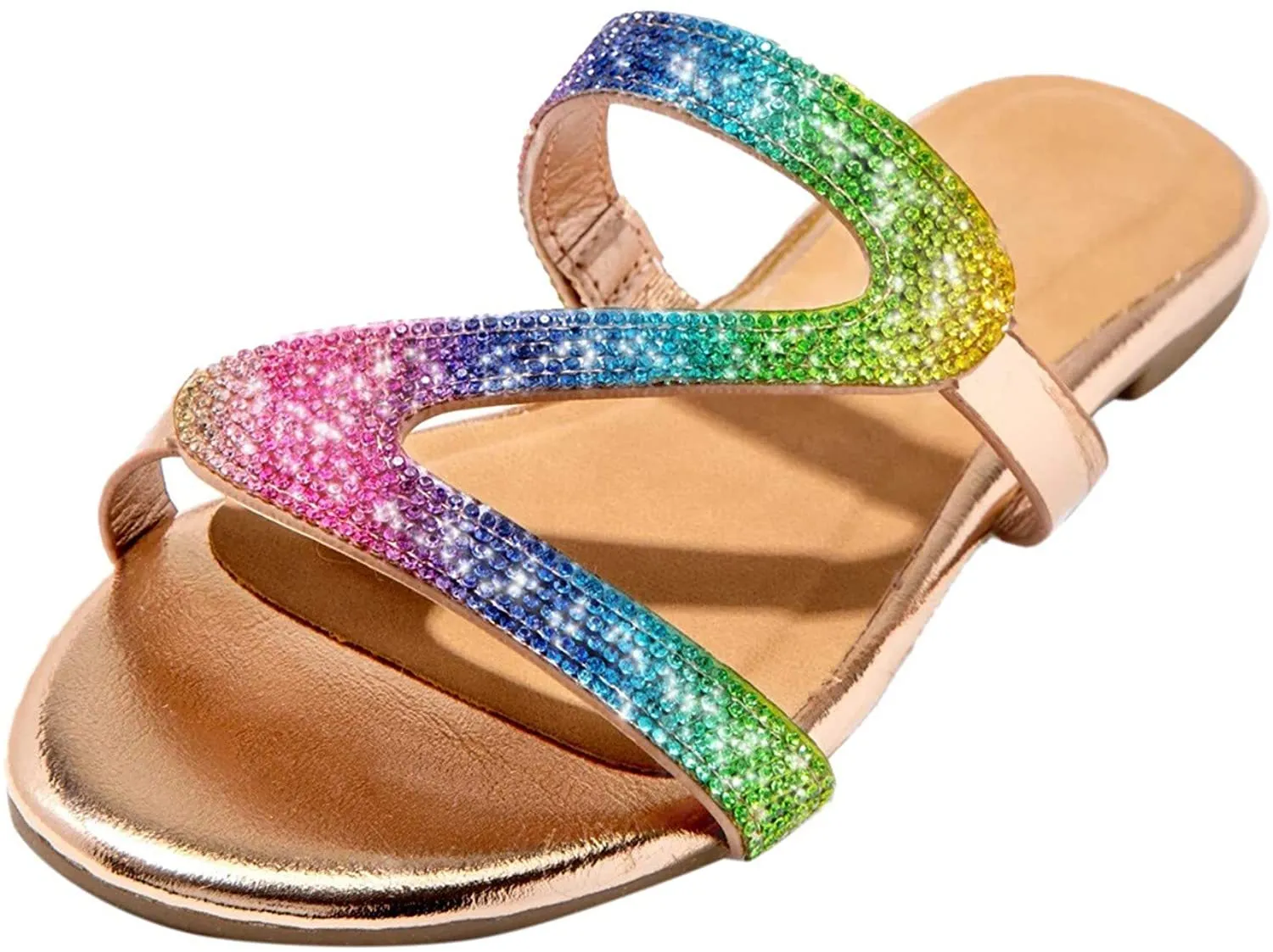 Winsummer Women's Sandals,2021 Comfy Platform Casual Sandal Shoes Summer Beach Travel Shoes Slipper Flip Flops