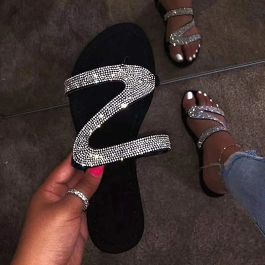 Winsummer Women's Sandals,2021 Comfy Platform Casual Sandal Shoes Summer Beach Travel Shoes Slipper Flip Flops