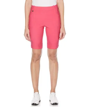 Womens 19" Tech Stretch Solid Short with Active Waistband