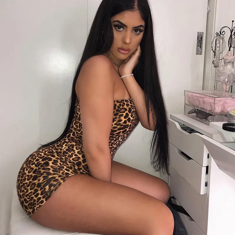 Womens Bodysuit | Womens Jumpsuit | Leopard Print Bodysuit | Leopard Print Jumpsuit | Womens Romper | Womens Leopard Print Shorts
