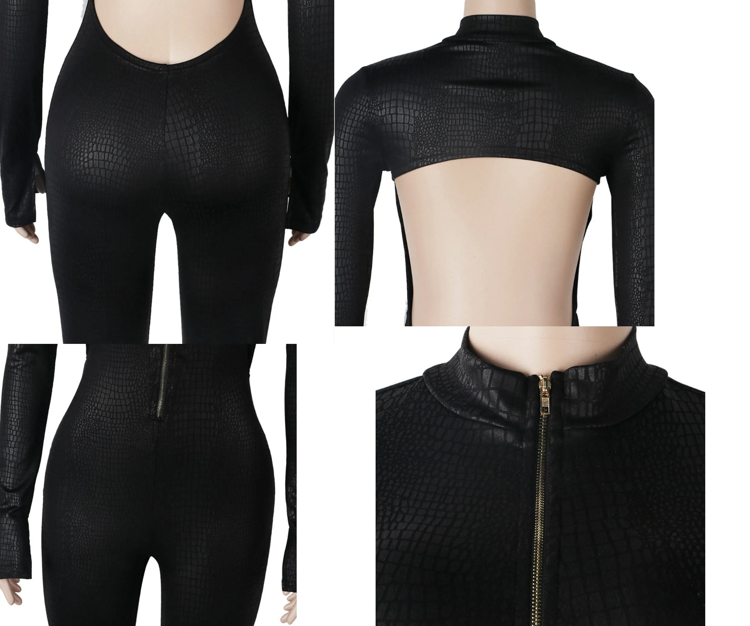 Womens Leather Jumpsuit |  Womens Bodysuit | Womens Jumpsuit