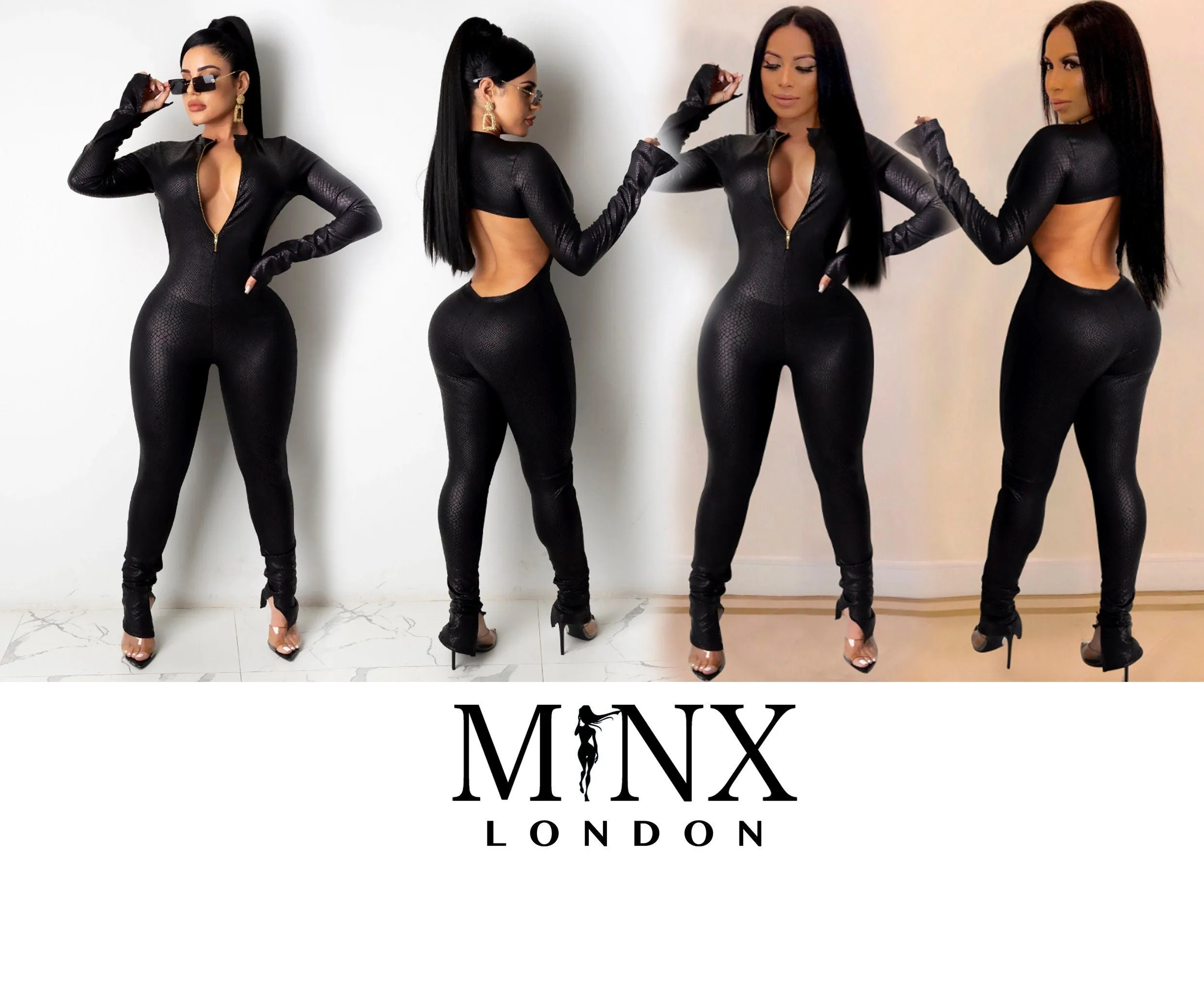 Womens Leather Jumpsuit |  Womens Bodysuit | Womens Jumpsuit