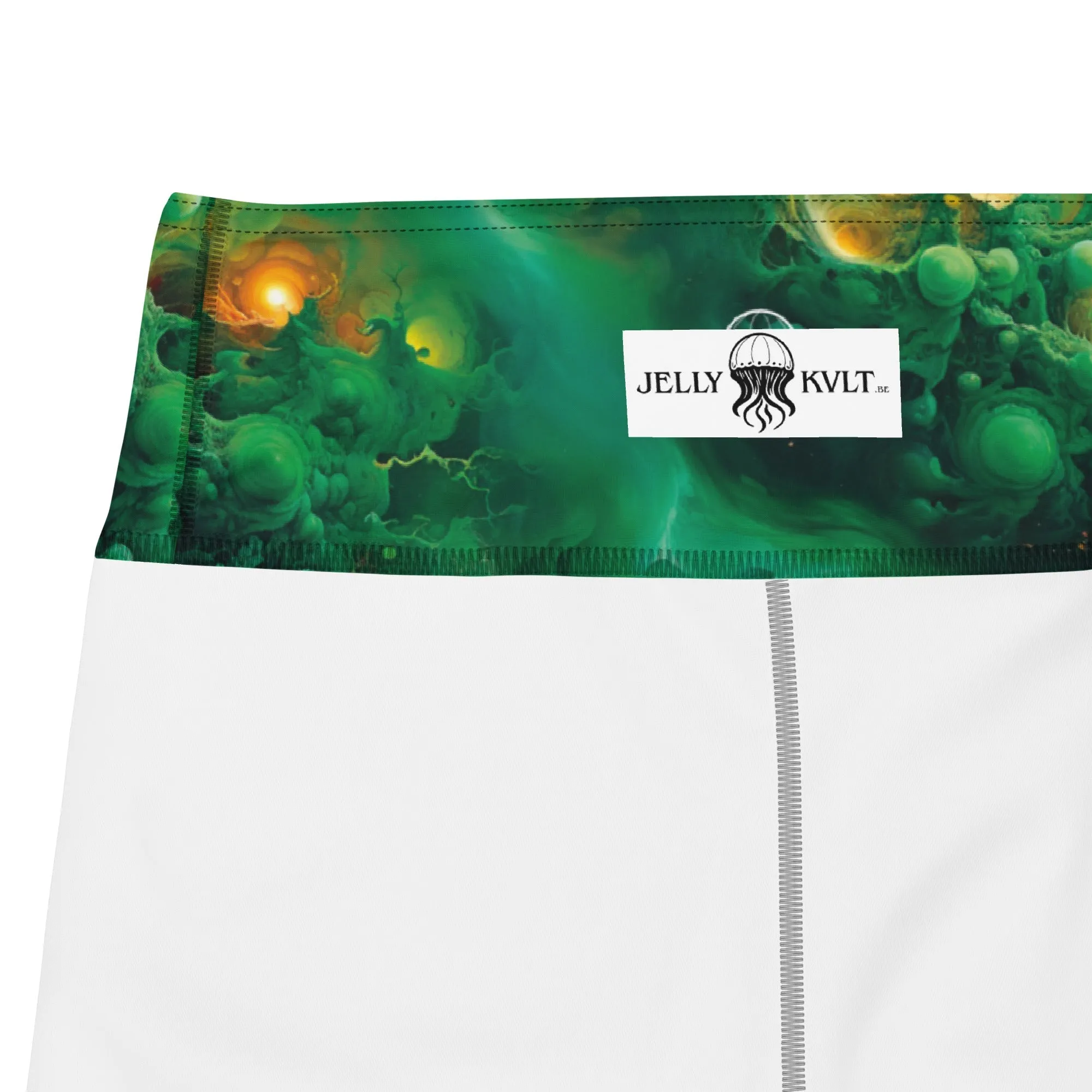 Yoga Shorts - Viridian Shroud