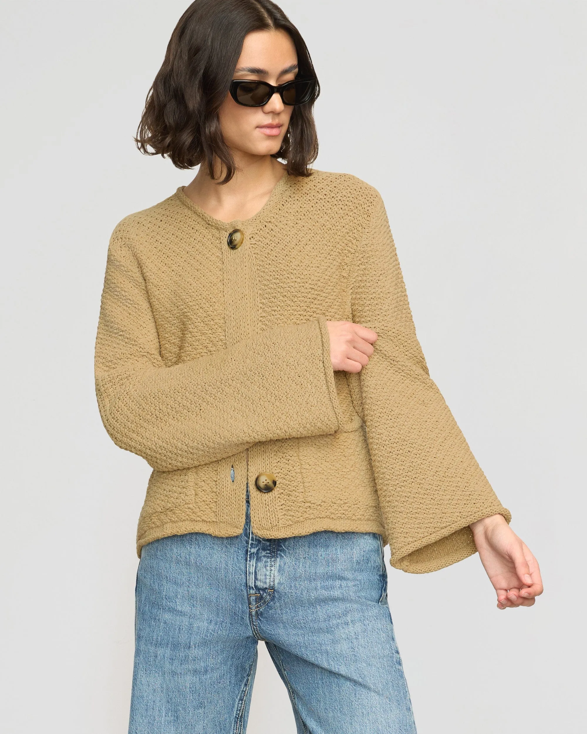 Yoojin Textured Knit Cardigan