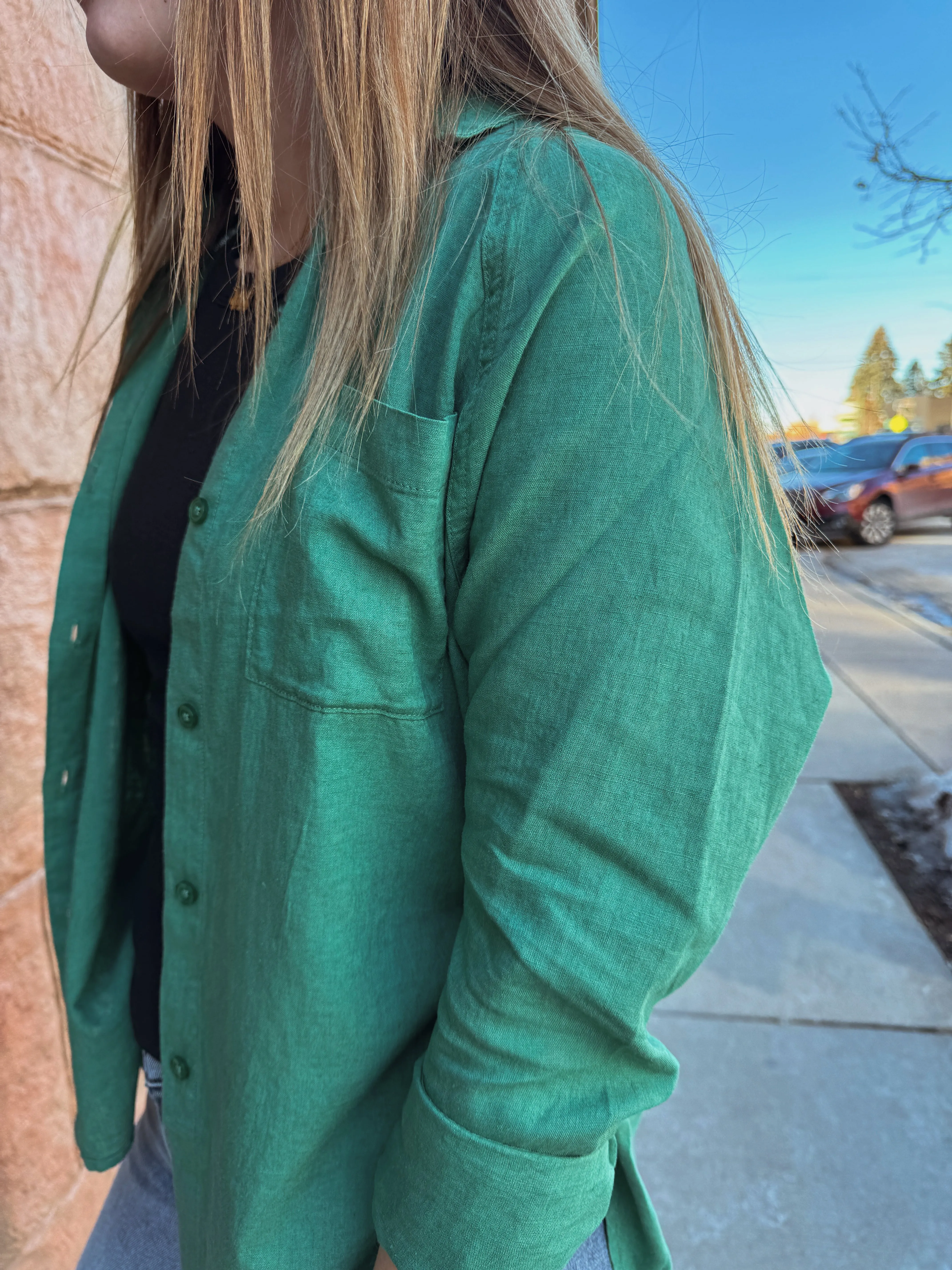 Z SUPPLY The Perfect Linen Top