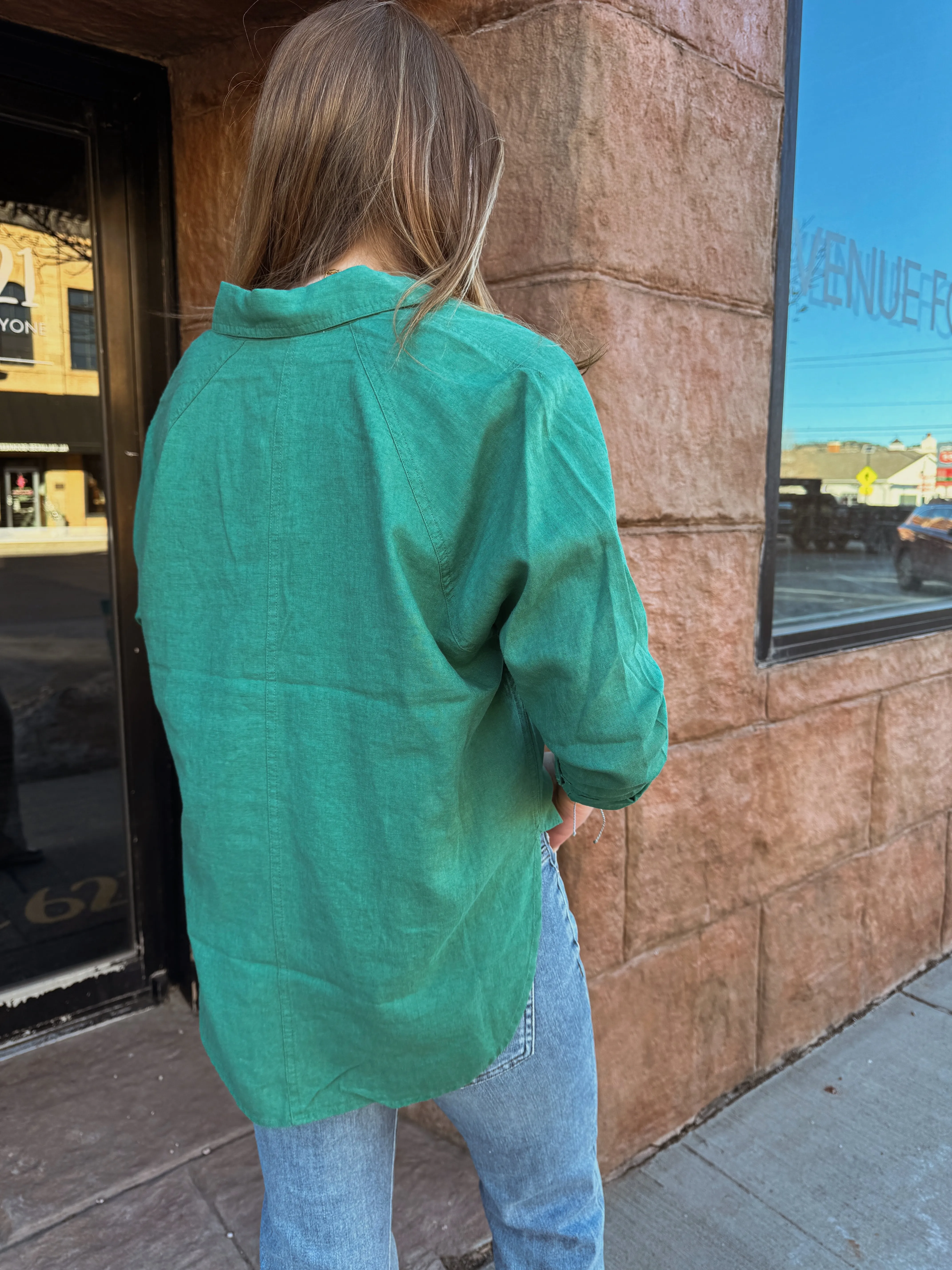 Z SUPPLY The Perfect Linen Top