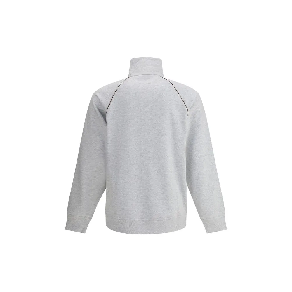 Zippered sweatshirt